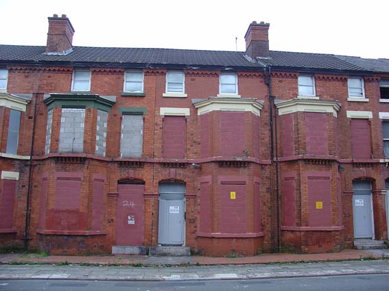 The same houses emptied using Pathfinder funds. PHOTO: Mark Loudon
